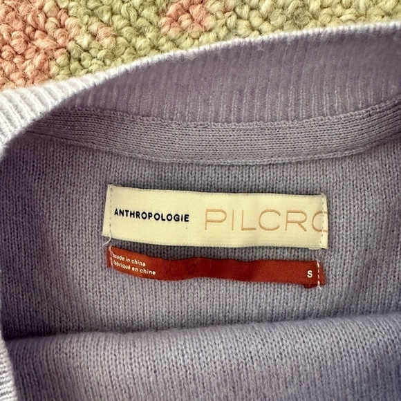 pilcro angie seamed cashmere sweater - Picture 6 of 7
